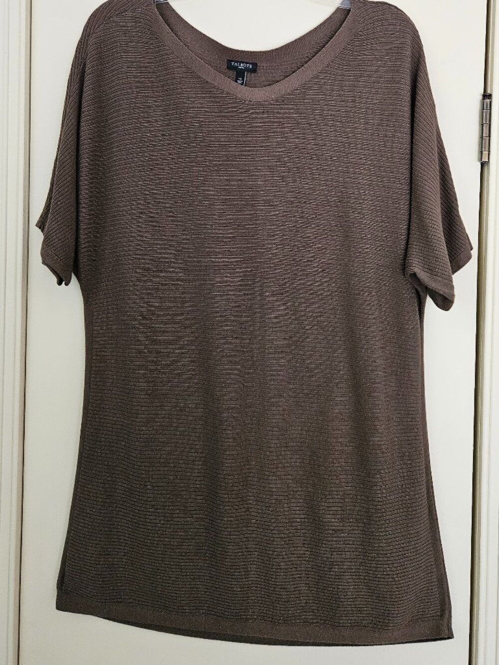 Talbots Tunic Top Size PL Olive Green